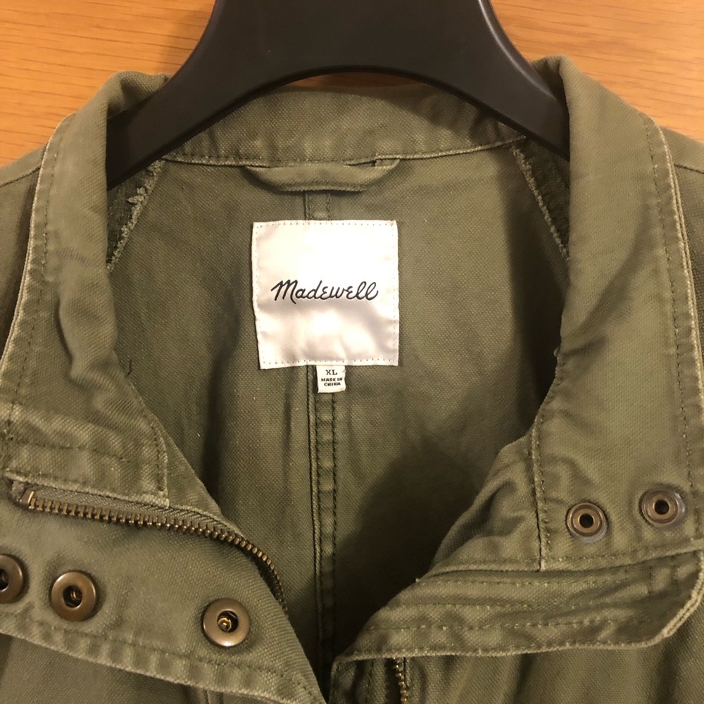 Madewell Northover Utility Jacket in Desert Olive Size XL - Picture 7 of 10